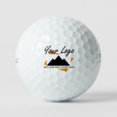 Custom Business Design Voeg uw bedrijf Logo toe Golfballen (Voorkant)