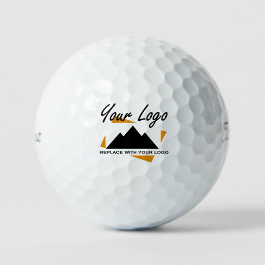 Custom Business Design Voeg uw bedrijf Logo toe Golfballen (Voorkant)