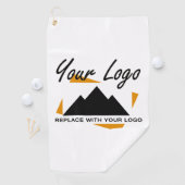 Custom Business Design Voeg uw bedrijf Logo toe Golfhanddoek (Insitu)