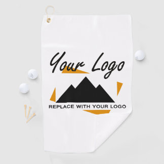 Custom Business Design Voeg uw bedrijf Logo toe Golfhanddoek
