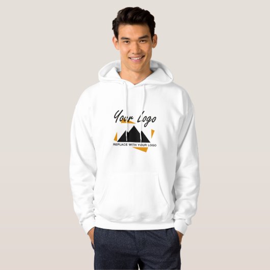 Custom Business Design Voeg uw bedrijf Logo toe Hoodie (Voorkant volledig)