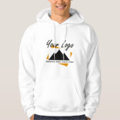 Custom Business Design Voeg uw bedrijf Logo toe Hoodie (Voorkant)