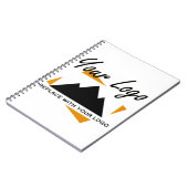 Custom Business Design Voeg uw bedrijf Logo toe Notitieboek (Linkerzijde)