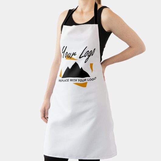 Custom Business Design Voeg uw bedrijf Logo toe Schort (Insitu)