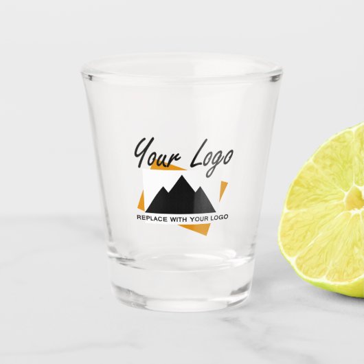 Custom Business Design Voeg uw bedrijf Logo toe Shot Glas (Voorkant)