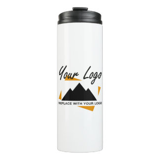 Custom Business Design Voeg uw bedrijf Logo toe Thermosbeker