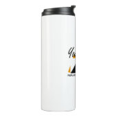 Custom Business Design Voeg uw bedrijf Logo toe Thermosbeker (Gedraaid links)