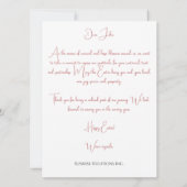 Custom Business Easter Greeting Card  Kaart (Achterkant)