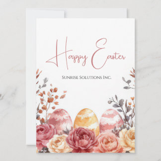 Custom Business Easter Greeting Card  Kaart
