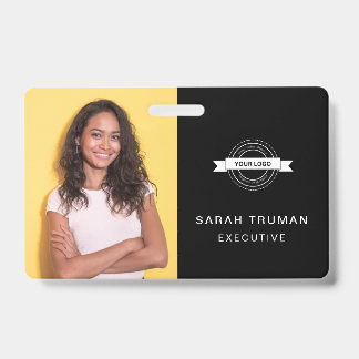Custom Business Employee Kaart minimalistisch & mo Badge