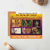 Custom Business Flyer Branding Sjabloon (Voorkant / Achterkant in situ)