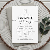Custom Business Grand Opening Minimalistische Part Kaart