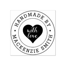 Custom Business Handmade Met Liefde Ronde