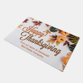Custom Business Happy Thanksgiving Pumpkin-patch Deurmat (Schuin)
