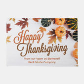 Custom Business Happy Thanksgiving Pumpkin-patch Deurmat (Voorkant)