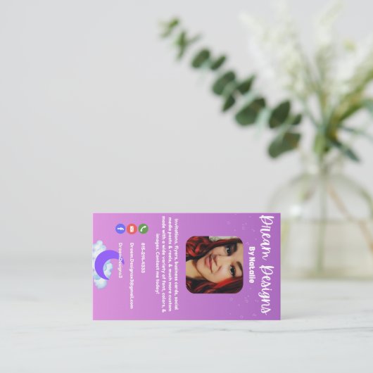 Custom Business Kaart Contactkaartje (Staand voorkant)