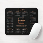 Custom Business Logo 2023 Calendar Rose Gold Muismat (Met muis)