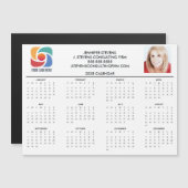 Custom Business Logo 2025 Bedrijfskalender Magnet (Voorkant / Achterkant)