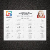 Custom Business Logo 2025 Bedrijfskalender Magnet