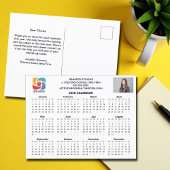 Custom Business Logo 2026 Bedrijfskalender Briefkaart