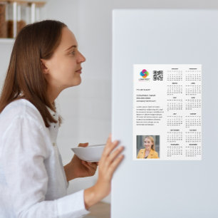 Custom Business Logo 2026 Bedrijfskalender Magnet