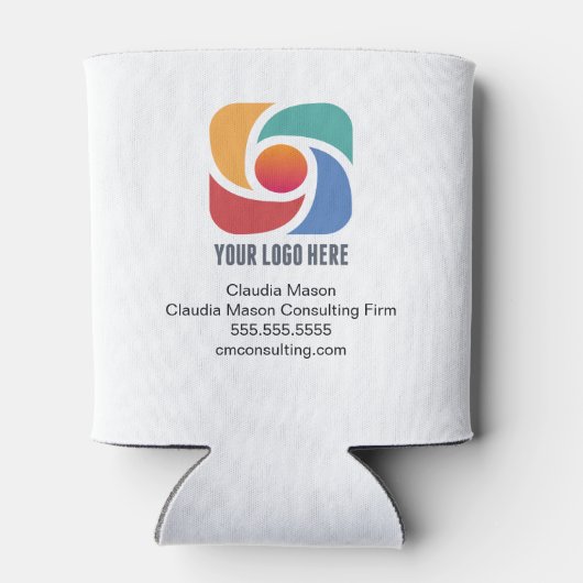 Custom Business Logo 2026 Calendar Marketing Blikjeskoeler (Achterkant)