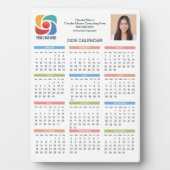 Custom Business Logo 2026 Calendar Marketing Fotoplaat (voorkant)