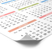 Custom Business Logo 2026 Calendar Marketing Poster (Hoek)