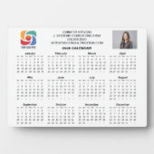 Custom Business Logo 2026 Company Calendar Fotoplaat (voorkant)