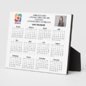 Custom Business Logo 2026 Company Calendar Fotoplaat (Zijkant)