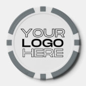 Custom Business Logo 20 Value Game Poker Chips (Voorkant)