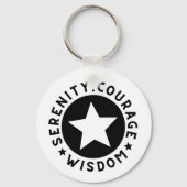 Custom Business Logo Addiction Recovery Counselor Sleutelhanger (Voorkant)