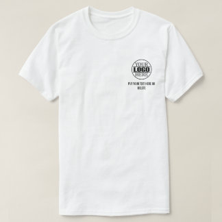 Custom Business Logo and slogan T-shirt
