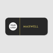 Custom Business Logo | Basic Employee Staff  Naamplaatje (Voorkant)
