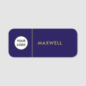 Custom Business Logo | Basic Employee Staff  Naamplaatje (Voorkant)