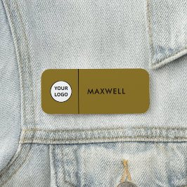 Custom Business Logo | Basic Employee Staff Naamplaatje