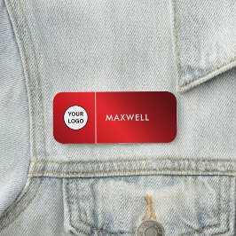 Custom Business Logo | Basic Employee Staff Naamplaatje