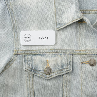 Custom Business Logo Basic Employee Staff Name  Na Naamplaatje