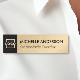 Custom Business Logo Basic Medewerker Personeel Go Naamplaatje