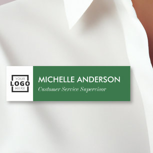 Custom Business Logo Basic Medewerker Personeel Gr Naamplaatje