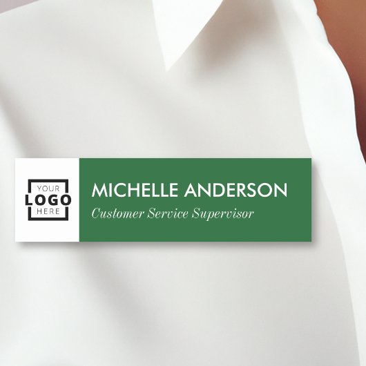 Custom Business Logo Basic Medewerker Personeel Gr Naamplaatje