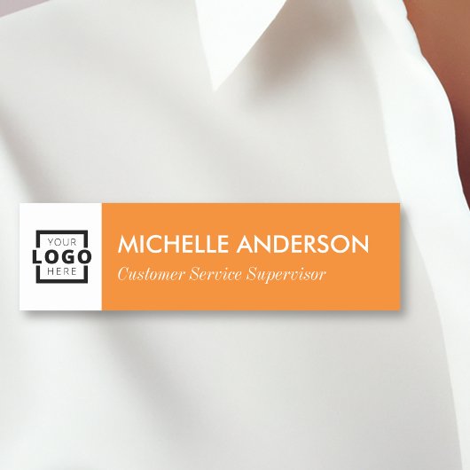 Custom Business Logo Basic Medewerker Personeel Si Naamplaatje