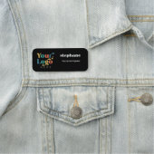 Custom Business Logo Bedrijf Naam van de werknemer Naamplaatje (In situ)
