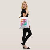 Custom Business Logo, Bedrijfsbedrijf Tote Bag (Op model)