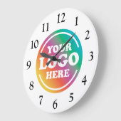 Custom Business Logo, Bedrijfspromotie Grote Klok (Hoek)