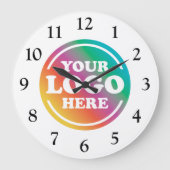 Custom Business Logo, Bedrijfspromotie Grote Klok (Voorkant)