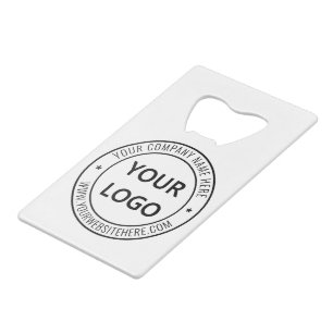 Custom Business Logo Bottle Opener Company Creditkaart Flessenopener