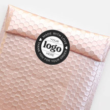 Custom Business Logo Branded Bedankt | Zwart