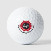 Custom Business Logo Branded Business Company Golfballen (Voorkant)