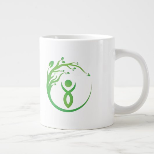 Custom Business logo Branded Coffee mok (Rechts)